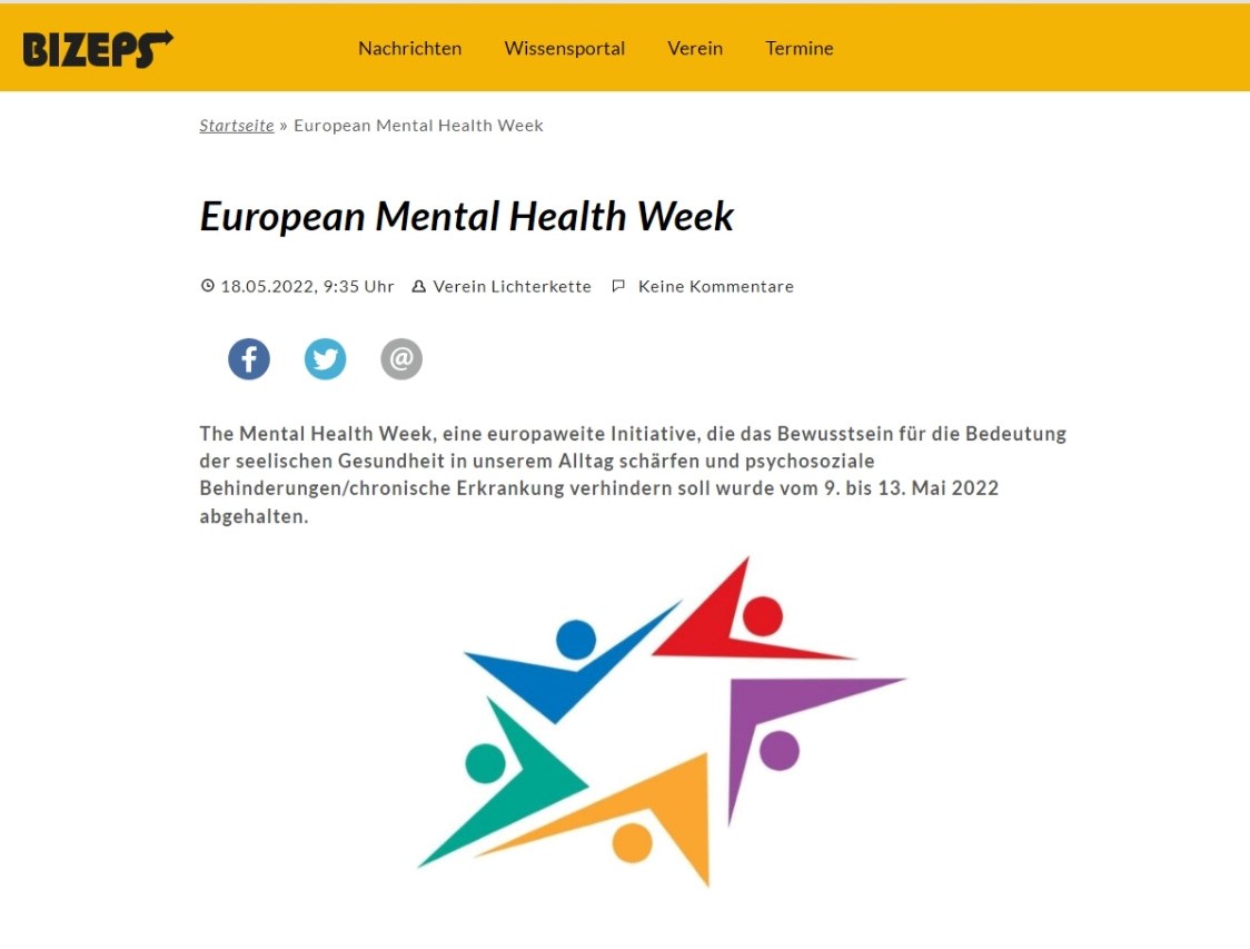 European Mental Health Week